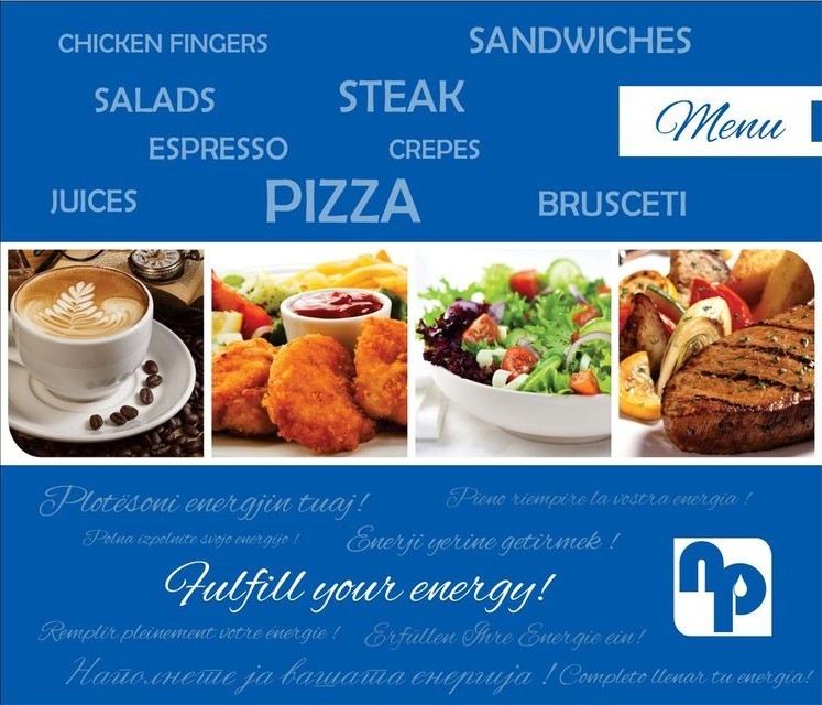 Menu page