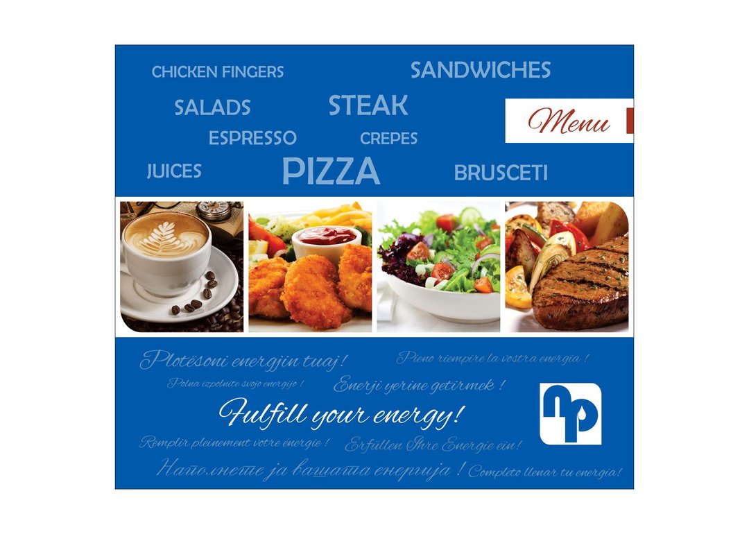 Menu page