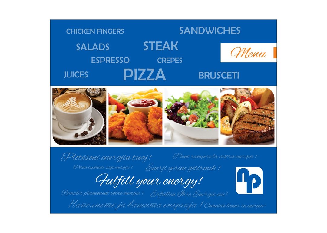 Menu page